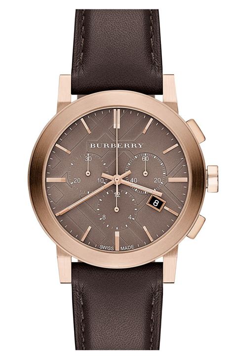 burberry check stamped watch mens|burberry men's watches nordstrom.